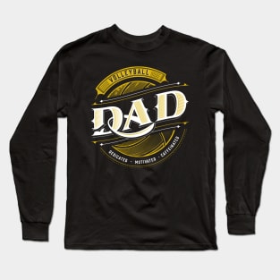 Volleyball Dad | Vintage Design Long Sleeve T-Shirt